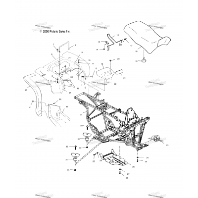 Rear Cab & Seat A01ck42aa