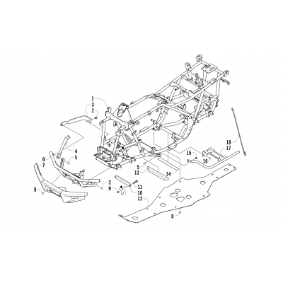 FRAME AND RELATED PARTS