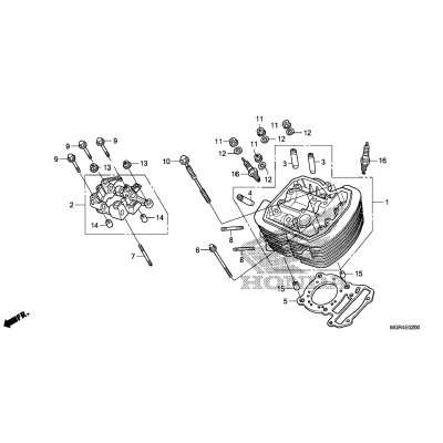 FRONT CYLINDER HEAD