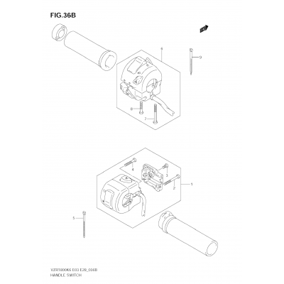 HANDLE SWITCH (VZR1800ZK9)