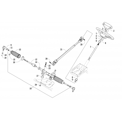 STEERING POST ASSEMBLY