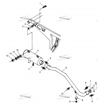 Exhaust System Scrambler 500