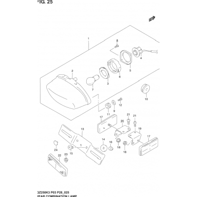 REAR COMBINATION LAMP