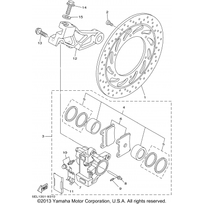 Rear Brake Caliper