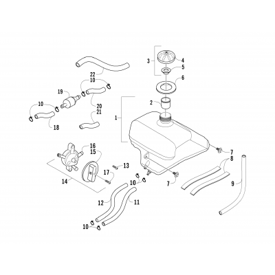 GAS TANK ASSEMBLY