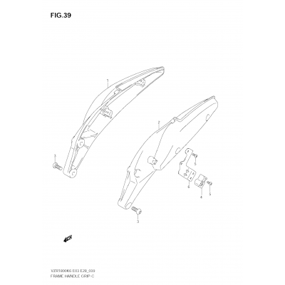 FRAME HANDLE GRIP (MODEL K6/K7