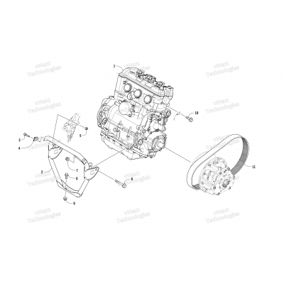 ENGINE AND RELATED PARTS