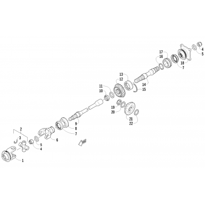 SECONDARY DRIVE ASSEMBLY