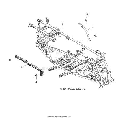 CHASSIS, MAIN FRAME - A19SVS95CR/ER [49ATVFRAME15SCRM1]