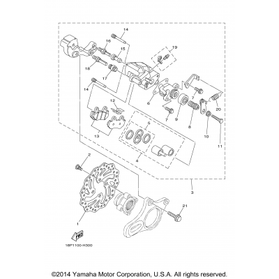 Rear Brake Caliper