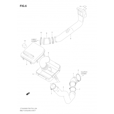 BELT COOLING DUCT