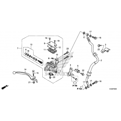 FRONT BRAKE MASTER CYLINDER (STANDARD)