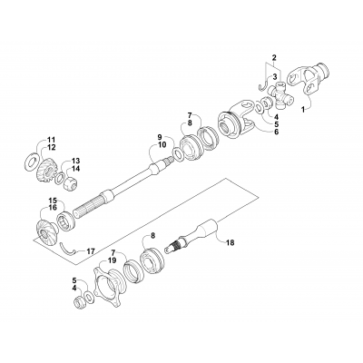 SECONDARY DRIVE ASSEMBLY