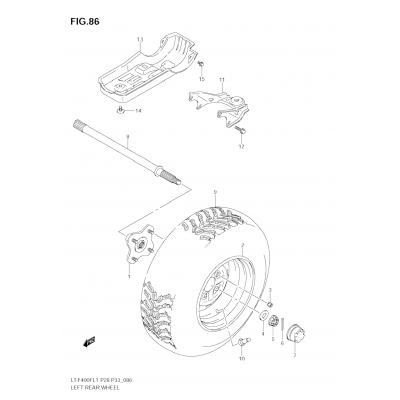 LEFT REAR WHEEL