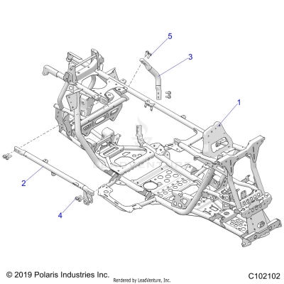CHASSIS, MAIN FRAME - A25SGE95CT/ET (C102102)