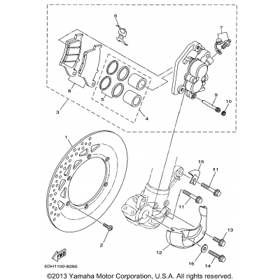 Front Brake Caliper