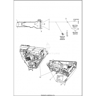 WIRING HARNESS, MAIN, NON-ABS (FAIRING MODELS) - FLHX (6 OF 8)