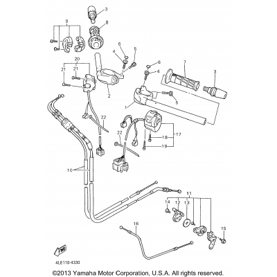 Steering Handle Cable