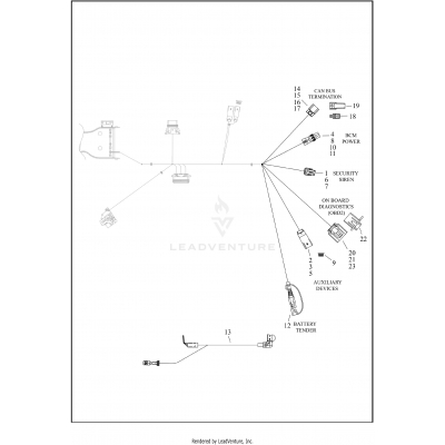 WIRING HARNESS, MAIN (10 OF 10)