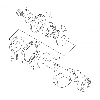 CRANK BALANCER ASSEMBLY