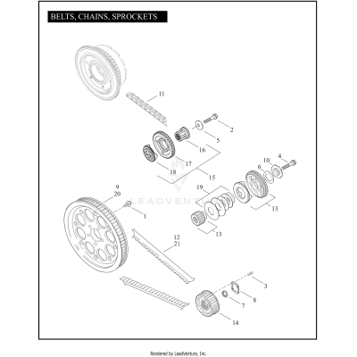 BELTS, CHAINS, SPROCKETS