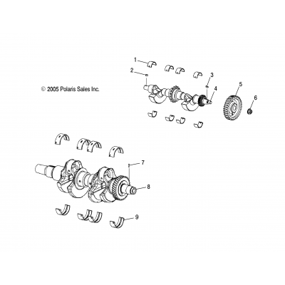 Engine, Crankshaft & Balance Shaft