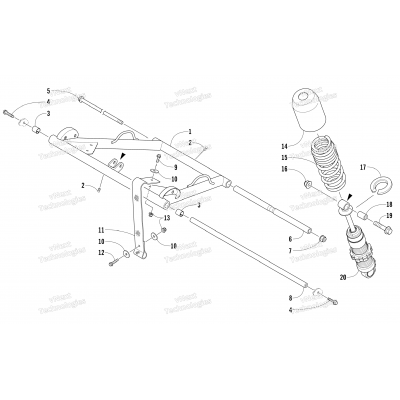 REAR SUSPENSION FRONT ARM ASSEMBLY