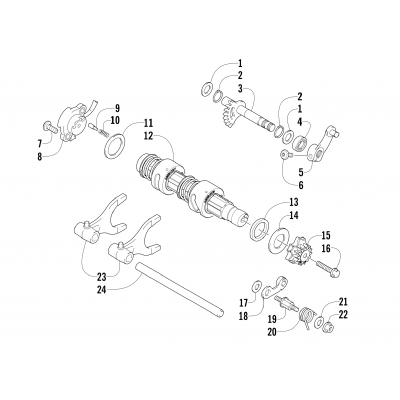 GEAR SHIFTING ASSEMBLY