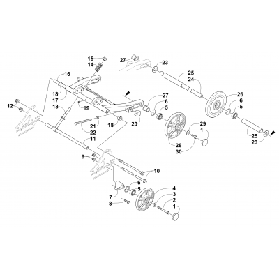 ARTICULATING SKID FRAME ASSEMBLY