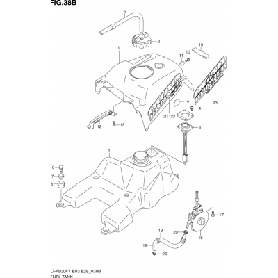 FUEL TANK (MODEL K1/K2)