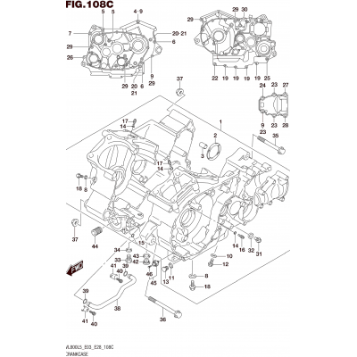 CRANKCASE (VL800TL5 E03)