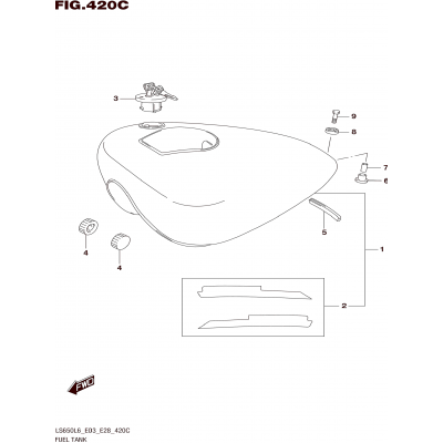 FUEL TANK (LS650L6 E33)