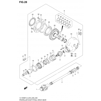 PROPELLER SHAFT/FINAL DRIVE GEAR