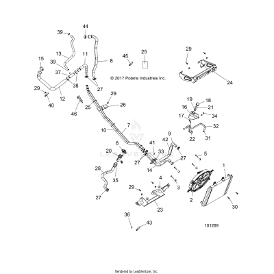 ENGINE, COOLING SYSTEM - A19DBA50A5 (101269)