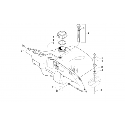 GAS TANK ASSEMBLY