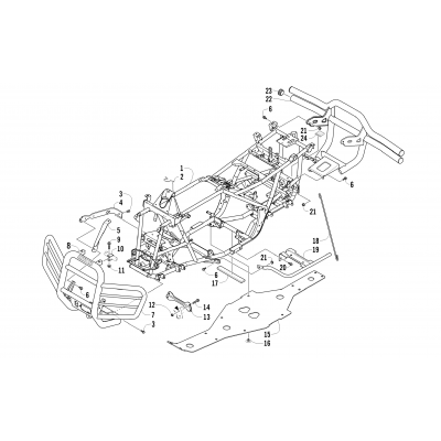 FRAME AND RELATED PARTS