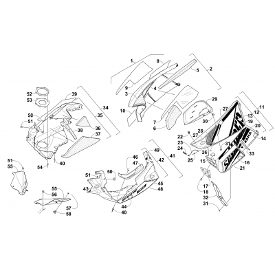 SKID PLATE AND SIDE PANEL ASSEMBLY