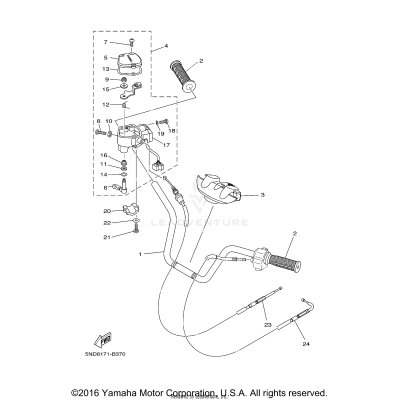 STEERING HANDLE CABLE