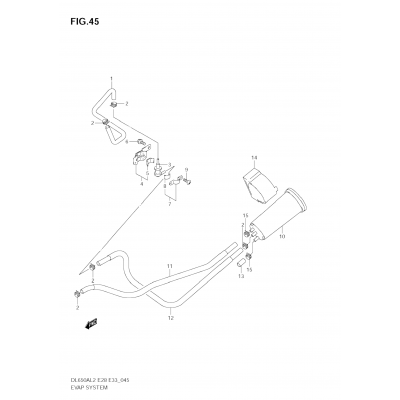 EVAP SYSTEM (DL650AL2 E33)