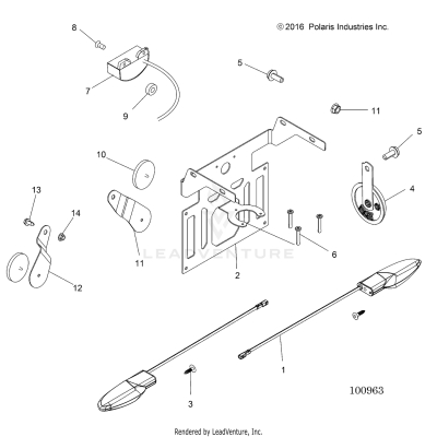 ELECTRICAL, TURN SIGNALS, HORN and LICENSE PLATE LIGHT - A17SES57F1/F2/FL/SET57F1 [100963]