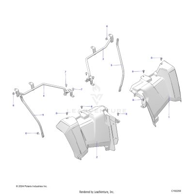 BODY, REAR CAB - A25SZE57C2/E2 (C102250)