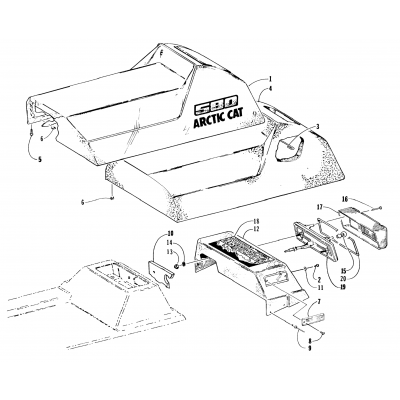 SEAT AND TAILLIGHT ASSEMBLIES