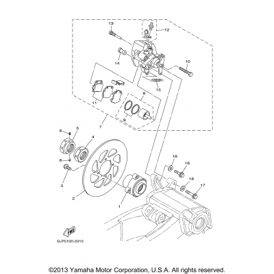 Rear Brake Caliper