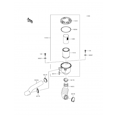 Air Cleaner-Belt Converter