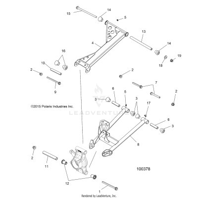 SUSPENSION, REAR - A19SVS95CR/ER [100378]