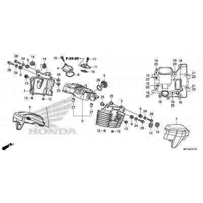 REAR CYLINDER HEAD COVER