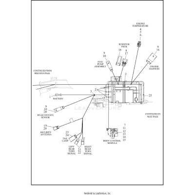 WIRING HARNESS, MAIN, KEYLESS, NON-ABS (2 OF 4)