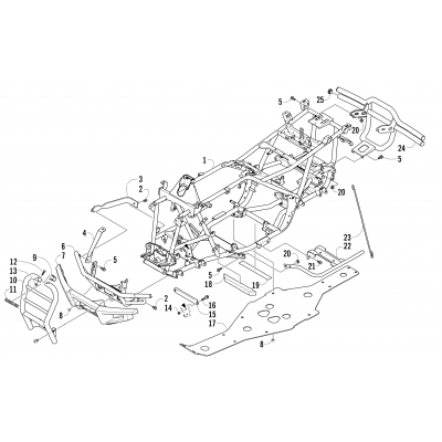 FRAME AND RELATED PARTS