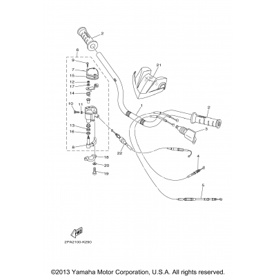 Steering Handle Cable