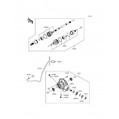 Drive Shaft-Front